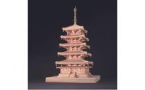 1/70 法隆寺 五重塔【小林工芸】木製美術建築模型 社寺 城 木製 建築 模型キット 専門 クラフト 趣味 工作 静岡市