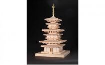 1/70 薬師寺 東塔【小林工芸】木製美術建築模型 社寺 城 木製 建築 模型キット 専門 クラフト 趣味 工作 静岡市