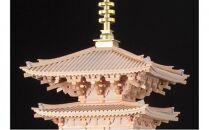 1/70 薬師寺 東塔【小林工芸】木製美術建築模型 社寺 城 木製 建築 模型キット 専門 クラフト 趣味 工作 静岡市