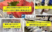 冷凍 鮪 メバチマグロ 味わいセット（とろ） 静岡市 天然 まぐろトロ マグロ 厳選 海生水産 海の幸