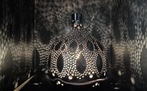 【限定一点物】ランプシェイド（木の葉）＜陶工房　游山＞