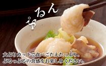 ぷるっぷる♪博多もつ鍋セット（あごだし醤油味）3-4人前