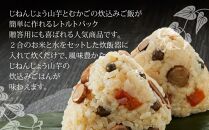 【炊き込みご飯の素】日本原産種の山芋とその子実入り自然生山子ごはん 150g×3パックセット