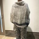 【京都丸紅】V&Aシルクオーガンジーショール（モノトーン）