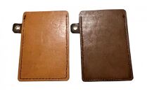 パスケース Aタイプ：穴あき 薄茶