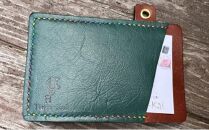 パスケース Bタイプ：斜め 緑