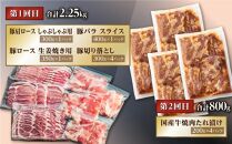 牛肉・豚肉Sコース定期便【全4回】