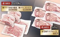 牛肉・豚肉Sコース定期便【全4回】