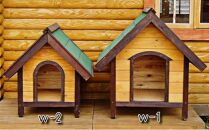 北海道産天然木の犬小屋「ウッディーハウス w-1」