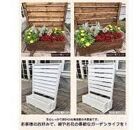 fence planter「GRANDE」横ルーバータイプ【ブラウン】