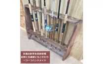 rod stand 「WOODY　STORAGE」【ウォールナット】