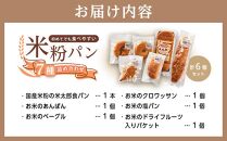 創業125年の老舗が作る米粉パン よくばり食べ比べセット 6種類【パン 米粉パン 詰合せ セット 無添加 米粉 長持ち ロングライフ 朝食 おやつ 防災 長期保存 保存食 非常食 人気 おすすめ 広島県 福山市】