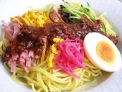 福岡県産ラー麦　冷やし中華（担々スープ付）300ｇ(2人前）×6袋【福岡県産ラー麦 冷やし中華 坦々 ピリ辛 スープ 夏 家庭用 福岡県産小麦 小麦 ふるさと納税 送料無料 DM011】