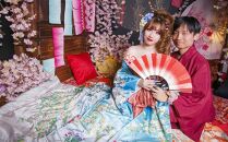 【花魁体験studioあられ】カップルやご夫婦の記念日に！ 京都でできる花魁カップルプラン