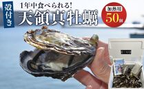 小豆島 天領真牡蠣 (殻付き加熱用) 50個セット