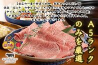 【A5ランク近江牛】しゃぶしゃぶ　特選！食べ比べセット（300g）（折箱入り）（上ロース・肩ロース・赤身上モモ）