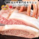 【A5ランク近江牛】ステーキ食べ比べセット（折箱入り）極上サーロイン(200g)×極上ヒレ(120g)　各1枚