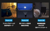 ベッドルームプロジェクターNX1　ブラック