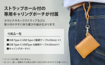 PUレザーポーチ付き&nbsp;ポータブルSSD　1TB