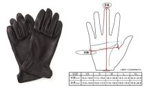 LAMP GROVES -UTILITY GLOVE STANDARD-(カラー：ブラック／サイズ：S)【革手袋 レザー グローブ 鹿革 メンズ レディース Lamp gloves ランプグローブス スタンダード ドライビンググローブ バイカー ファッション 手袋 香川県 さぬき市】