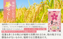 【令和6年産】 福岡県産 夢つくし 10kg セット ( 5kg×2袋 )【米 お米 精米 ブランド米 白米 ご飯 ごはん 夢つくし ライス 10ｷﾛ 10kg 備蓄米 便利 福岡県産 旬 おにぎり お弁当 食品 ふるさと納税 筑前町 福岡県 送料無料 DT001】