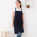 シンプルクロスミドル丈&nbsp;エプロン（カラー：ダークネイビー）