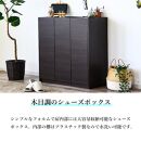シューズボックス&nbsp;靴箱&nbsp;90&nbsp;ロータイプ&nbsp;ダークブラウン&nbsp;玄関収納&nbsp;下駄箱&nbsp;開き扉収納&nbsp;収納棚&nbsp;水洗い可能棚板&nbsp;耐水&nbsp;可動棚&nbsp;食器棚&nbsp;多目的収納&nbsp;大川家具&nbsp;おしゃれ