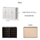 玄関収納&nbsp;多目的収納&nbsp;120&nbsp;ロータイプ&nbsp;ダークブラウン&nbsp;シューズボックス&nbsp;靴箱&nbsp;食器棚&nbsp;シンプル&nbsp;開き扉&nbsp;可動棚&nbsp;収納棚&nbsp;水洗い可能棚板&nbsp;耐水&nbsp;大川&nbsp;家具