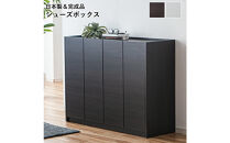 玄関収納&nbsp;多目的収納&nbsp;120&nbsp;ロータイプ&nbsp;ダークブラウン&nbsp;シューズボックス&nbsp;靴箱&nbsp;食器棚&nbsp;シンプル&nbsp;開き扉&nbsp;可動棚&nbsp;収納棚&nbsp;水洗い可能棚板&nbsp;耐水&nbsp;大川&nbsp;家具