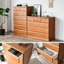 タンス&nbsp;チェスト&nbsp;幅90cm&nbsp;ハイチェスト&nbsp;桐&nbsp;整理タンス&nbsp;衣類収納&nbsp;6段チェストスライドレール&nbsp;箱組&nbsp;大川&nbsp;家具