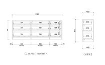 【FOGGY】カウンターCtype【238cm】