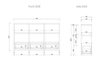 taupe&nbsp;シェルフ&nbsp;ロータイプ&nbsp;(通常色カラーK-6116KN)