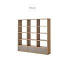 taupe&nbsp;シェルフ3列&nbsp;ハイタイプ&nbsp;(通常色カラーK-6116KN)