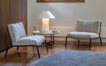 ラウンジチェア&nbsp;ISLE（フレームグリーン）LSE-GN_04369　【グリーン】