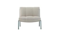 ラウンジチェア&nbsp;ISLE（フレームグリーン）LSE-IV_04370　【アイボリー】