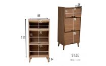 脚14cmお掃除楽々！チェスト&nbsp;北欧&nbsp;完成品&nbsp;大容量&nbsp;タンス&nbsp;3段&nbsp;幅60cm&nbsp;高さ60&nbsp;奥行40&nbsp;高さ126cm&nbsp;整理棚&nbsp;洋服&nbsp;本&nbsp;book&nbsp;ブック&nbsp;タンス&nbsp;たんす&nbsp;日本製&nbsp;国産&nbsp;お掃除ロボット可&nbsp;高品質&nbsp;引き出し&nbsp;小物&nbsp;見せる棚&nbsp;living&nbsp;リビング&nbsp;アンティーク&nbsp;完成品&nbsp;おしゃれ&nbsp;木製&nbsp;収納&nbsp;脚付き&nbsp;家具&nbsp;インテリア&nbsp;大川&nbsp;大川家具&nbsp;W60-3&nbsp;フラップキャビネット&nbsp;WN&nbsp;ウォールナット色