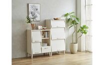 脚14cmお掃除楽々！チェスト&nbsp;北欧&nbsp;完成品&nbsp;大容量&nbsp;タンス&nbsp;3段&nbsp;幅60cm&nbsp;高さ60&nbsp;奥行40&nbsp;高さ126cm&nbsp;整理棚&nbsp;洋服&nbsp;本&nbsp;book&nbsp;ブック&nbsp;タンス&nbsp;たんす&nbsp;日本製&nbsp;国産&nbsp;お掃除ロボット可&nbsp;高品質&nbsp;引き出し&nbsp;小物&nbsp;見せる棚&nbsp;living&nbsp;リビング&nbsp;アンティーク&nbsp;完成品&nbsp;おしゃれ&nbsp;木製&nbsp;収納&nbsp;脚付き&nbsp;家具&nbsp;インテリア&nbsp;大川&nbsp;大川家具&nbsp;W60-3&nbsp;フラップキャビネット&nbsp;WH&nbsp;ホワイト色