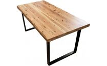 ダイニングテーブル&nbsp;150&nbsp;食卓テーブル&nbsp;国産&nbsp;大きめ&nbsp;無垢材&nbsp;輝望&nbsp;ナチュラル(アイアン2脚)