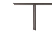 木製ダイニングテーブル TAVOLO NAVEes 幅200cm【arflexーアルフレックスー】_グレー_04426