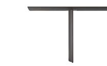 木製ダイニングテーブル TAVOLO NAVEes 幅200cm【arflexーアルフレックスー】_チャコールグレー_04427