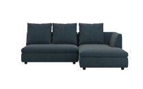 L字型ソファ向右シェーズロング&nbsp;SONA〈DUO〉幅214cm【arflexーアルフレックスー】_04435　【ダークブルー】