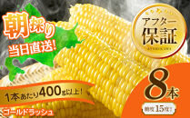 【2026年先行予約】黄金色で大粒&nbsp;ゴールドラッシュ&nbsp;8本&nbsp;3.2kg（2026年8月下旬から発送開始予定）【&nbsp;人気&nbsp;北海道産&nbsp;糖度&nbsp;生&nbsp;野菜&nbsp;スイートコーン&nbsp;産地直送&nbsp;バーベキュー&nbsp;BBQ&nbsp;コーン&nbsp;旬&nbsp;お取り寄せ&nbsp;旭川市&nbsp;北海道&nbsp;】_04560