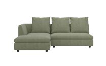 L字型ソファ向左シェーズロング&nbsp;SONA〈DUO〉幅214cm【arflexーアルフレックスー】_04436　【ライトブラウン】