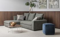 L字型ソファ向左シェーズロング&nbsp;SONA&nbsp;DUO&nbsp;幅214cm【arflexーアルフレックスー】_04438　【ブルー】