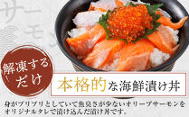 オリーブサーモン漬け丼セット&nbsp;60g×6パック&nbsp;冷凍【サーモン&nbsp;漬け&nbsp;海鮮&nbsp;丼&nbsp;漬け丼&nbsp;国産&nbsp;香川県&nbsp;讃岐&nbsp;さぬき】