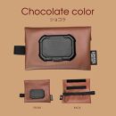 ウェットティッシュポーチmini2 カラー：ショコラ