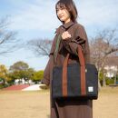 キューボイド&nbsp;トラベルバッグ&nbsp;M&nbsp;ブラック×ココア【カバン&nbsp;ボストンバッグ&nbsp;防水&nbsp;軽量&nbsp;カジュアル&nbsp;バッグ&nbsp;トラベル&nbsp;レジャー&nbsp;出張&nbsp;旅行&nbsp;ビジネス&nbsp;】