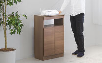 ゴールデンFAX台 扉2枚タイプ ウォールナット aku100340791