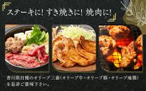 オリーブ三畜　肉おせち重　1000g