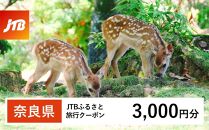 【奈良県】JTBふるさと旅行クーポン（Eメール発行）（3,000円分）